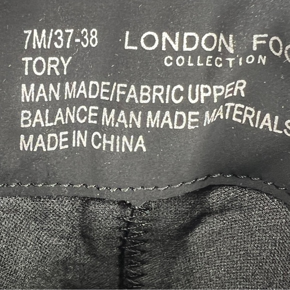 LONDON FOG TORI Black Winter Block Heeled Zip Ankle Boots Size 7 - Picture 3 of 14